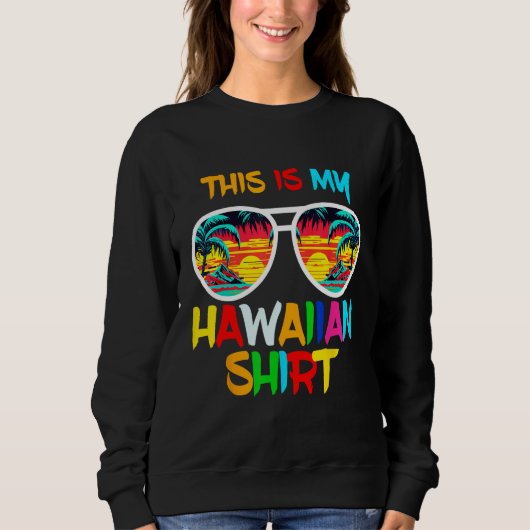 Hawaii Tropical Beach Sunglasses Tee This Is My Ha (Vorderseite)