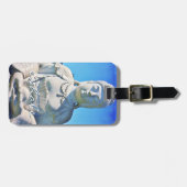 Hawaii Tropical Buddha Foto Exhale Zitatskript Gepäckanhänger (Vorderseite horizontal)