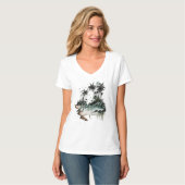 Hawaii Tropical Palm Tree Island T-Shirt (Vorderseite Vollansicht)