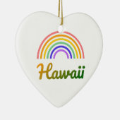 Hawaii - Tropical - Strand - Personalisiert Keramik Ornament (Rechts)