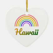 Hawaii - Tropical - Strand - Personalisiert Keramik Ornament (Vorne)