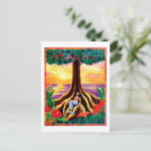 Hawaii, tropische Insel, Meerjungfrau unter einem Postkarte (Stehend Vorderseite)