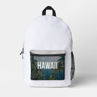 Hawaii Tropische Palmen Ästhetik Bedruckter Rucksack