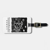 Hawaii Turtle Gepäckanhänger (Vorderseite horizontal)