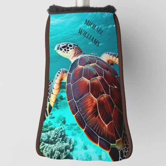 Hawaii Turtle Honu Foto Golf Headcover (Rotieren 90)