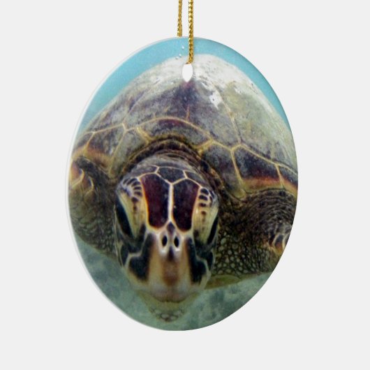 Hawaii Turtle Keramik Ornament (Rechts)