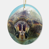Hawaii Turtle Keramik Ornament (Links)