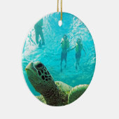 Hawaii Turtle Keramik Ornament (Rechts)
