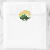 Hawaii Turtle Runder Aufkleber (Tasche)