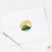 Hawaii Turtle Runder Aufkleber (Umschlag)