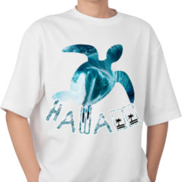 Hawaii Turtle Wave Holiday T-Shirt
