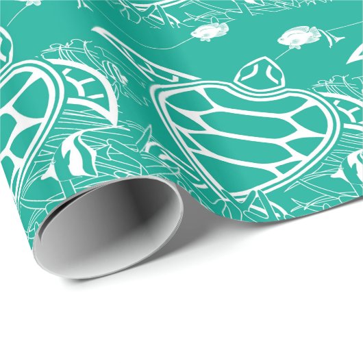 Hawaii Turtles Geschenkpapier (Rolleneckpunkt)