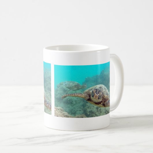 Hawaii Turtles - Honu Kaffeetasse (VorderseiteRechts)
