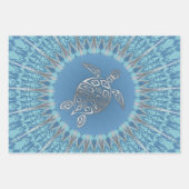 Hawaii Turtles Martim Nautical Geschenkpapier Set (Vorderseite 2)