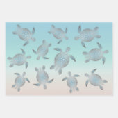 Hawaii Turtles Martim Nautical Geschenkpapier Set (Vorderseite)
