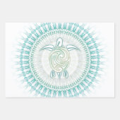 Hawaii Turtles Martim Nautical Geschenkpapier Set (Vorderseite 3)