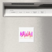 Hawaii-Typografie Magnet (In Situ (Geschirrspüler))