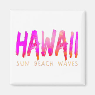 Hawaii-Typografie Magnet