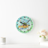 Hawaii-Uhr Runde Wanduhr (Zuhause)