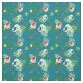 Hawaii Ukulele Floral Stoff (Muster)