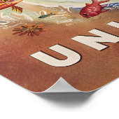 Hawaii - United Reiseposter Poster (Ecke)