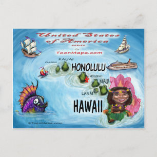 Hawaii USA Card Postkarte