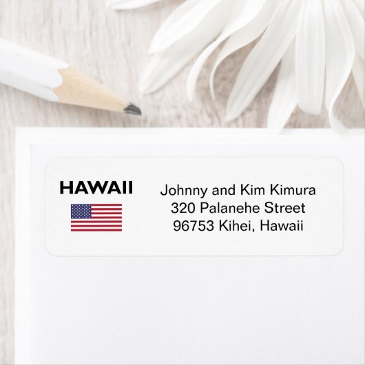 Hawaii USA Flag Light Color (Insitu)
