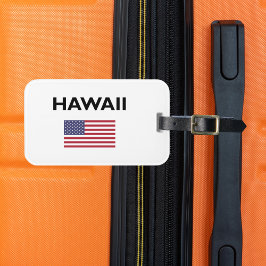 Hawaii USA Flag Light Color Gepäckanhänger