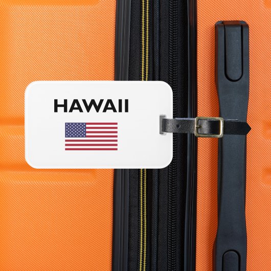 Hawaii USA Flag Light Color Gepäckanhänger