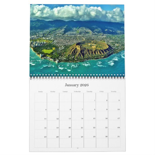 Hawaii - USA - Kalender (Jan 2026)