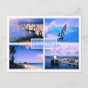 Hawaii - Usa - Mosaic - Postkarte