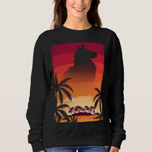 Hawaii Vacation Border Collie Border Collie Sweatshirt (Vorderseite)