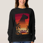 Hawaii Vacation  Staffordshire Bull Terrier Sweatshirt (Vorderseite)