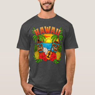 Hawaii Vacation Surfing Beach Hawaiian Souv T-Shirt