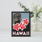 hawaii vereinte Staaten usa art Deko Retro Reise Postkarte (Stehend Vorderseite)