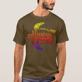 Hawaii Vibes Sea Turtle Island Summer Aloha T-Shirt