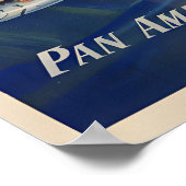 Hawaii - Vintage Pan American Clipper Poster (Ecke)