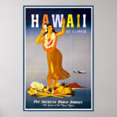 Hawaii-Vintage-Poster Poster (Vorne)