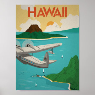 Hawaii Vintage postieren Poster
