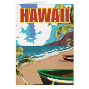 Hawaii Vintage-Reiseplakat
