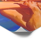 Hawaii Vintage Reiseplakat Poster (Ecke)