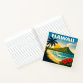 Hawaii Vintage Reiseposter Notizbuch (Innenseite)
