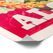 Hawaii Vintage Travel Poster (Ecke)