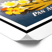 Hawaii Vintage Travel Poster (Ecke)