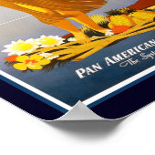 Hawaii Vintage Travel Poster (Ecke)