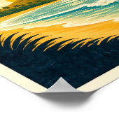 Hawaii Vintage Travel Poster (Ecke)