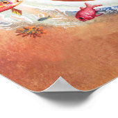 Hawaii Vintage Travel Poster (Ecke)