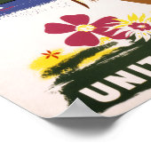 Hawaii Vintage Travel Poster neu (Ecke)