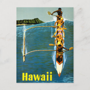 Hawaii Vintage Travel Poster neu Postkarte