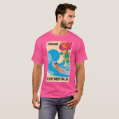 Hawaii Vintage Travel Poster T-Shirt (Vorne ganz)
